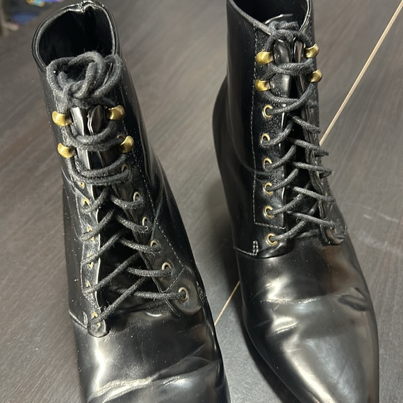 MANGO ANKLE LACE UP BOOTS - Picture 7 of 12